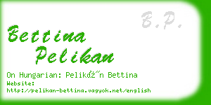 bettina pelikan business card